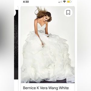 Vera Wang ball gown wedding dress. Worn one hour one day. Size 0.